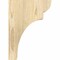 Ekena Millwork Yorktown Rough Sawn Corbel, Douglas Fir, 6"W x 10"D x 14"H COR06X10X14YOR00RDF - alternate 4